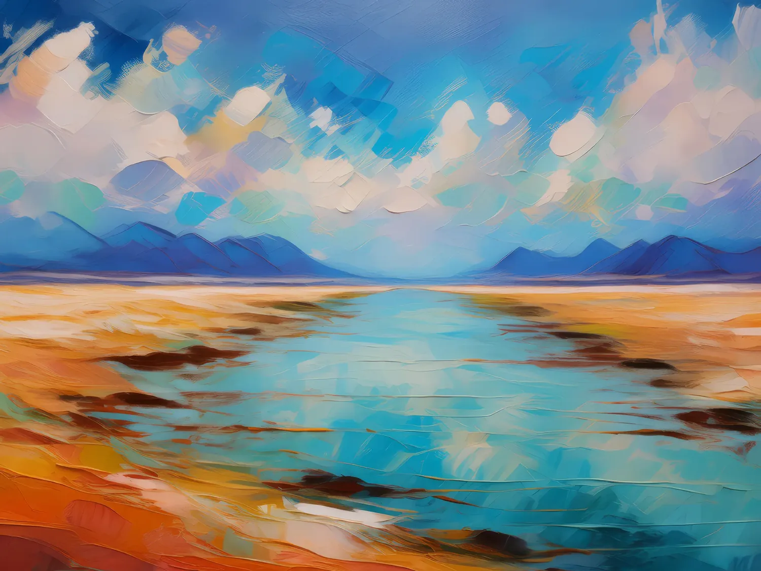 Painting: Desert Mirage Vision