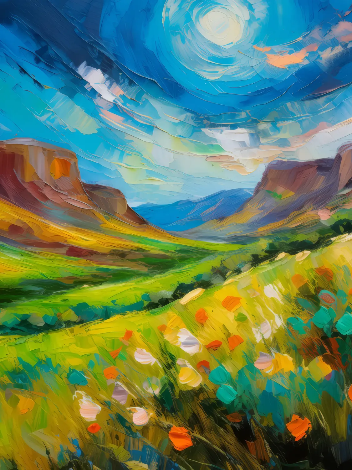 Painting: Desert Mountain Meadow