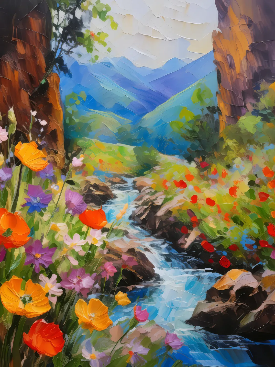 Painting: Hidden Valley Chasm