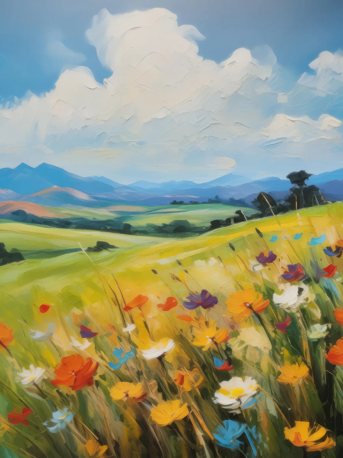 Painting: Wildflower Meadow