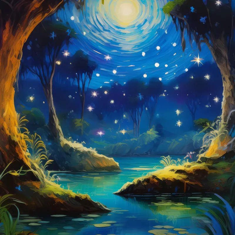 Painting: Celestial Star Grotto
