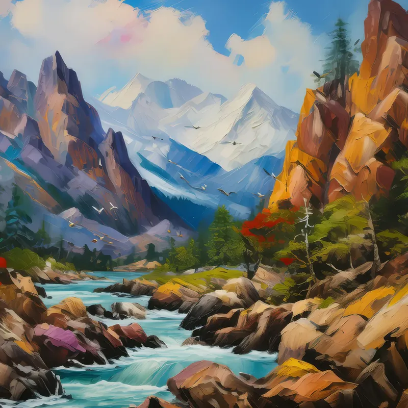 Painting: Crag Wildlife Habitat