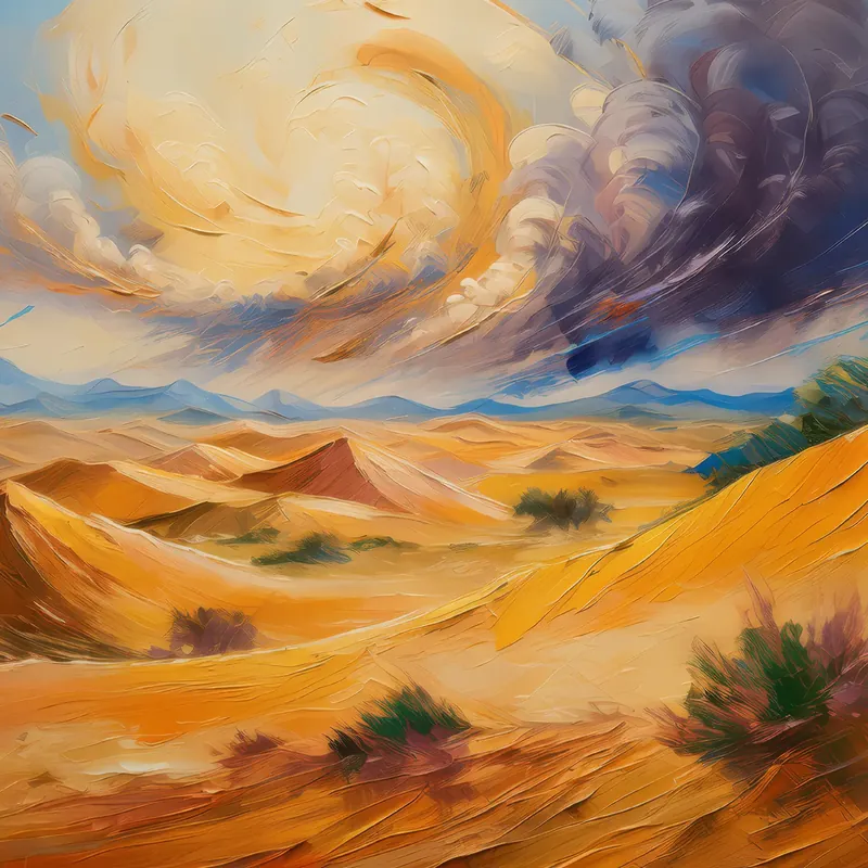 Painting: Dune Sandstorm