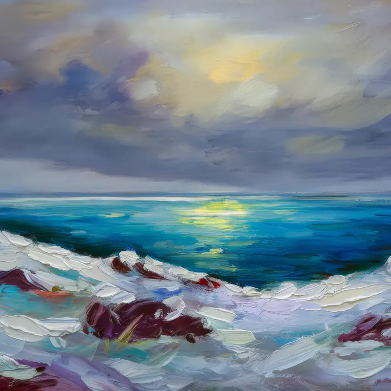 Painting: Frozen Tundra