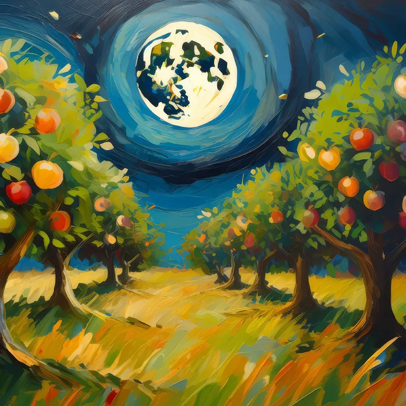 Painting: Harvest Moon Orchard