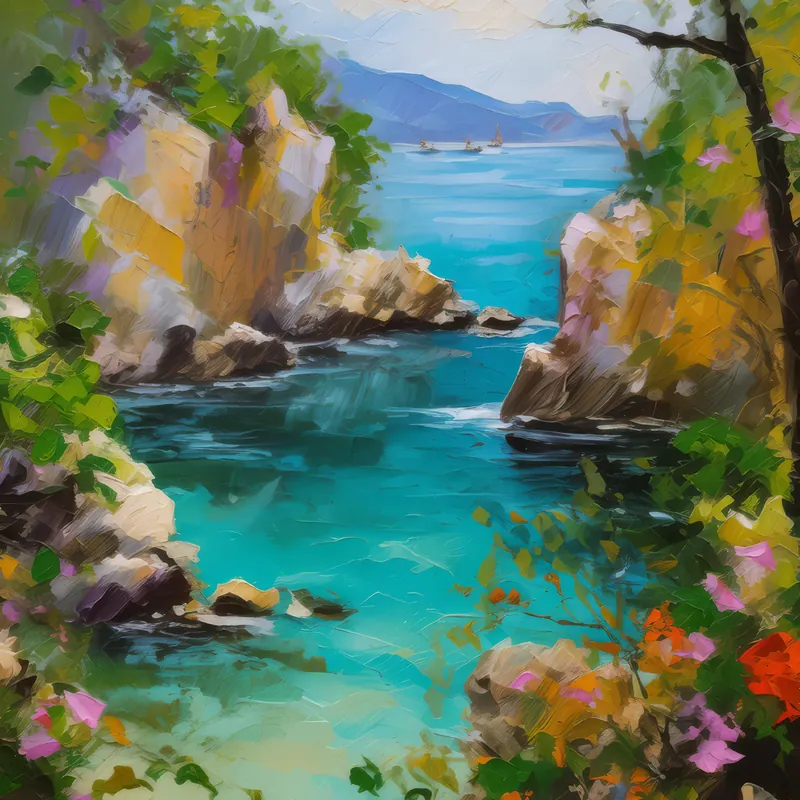 Painting: Hidden Lagoon Cove