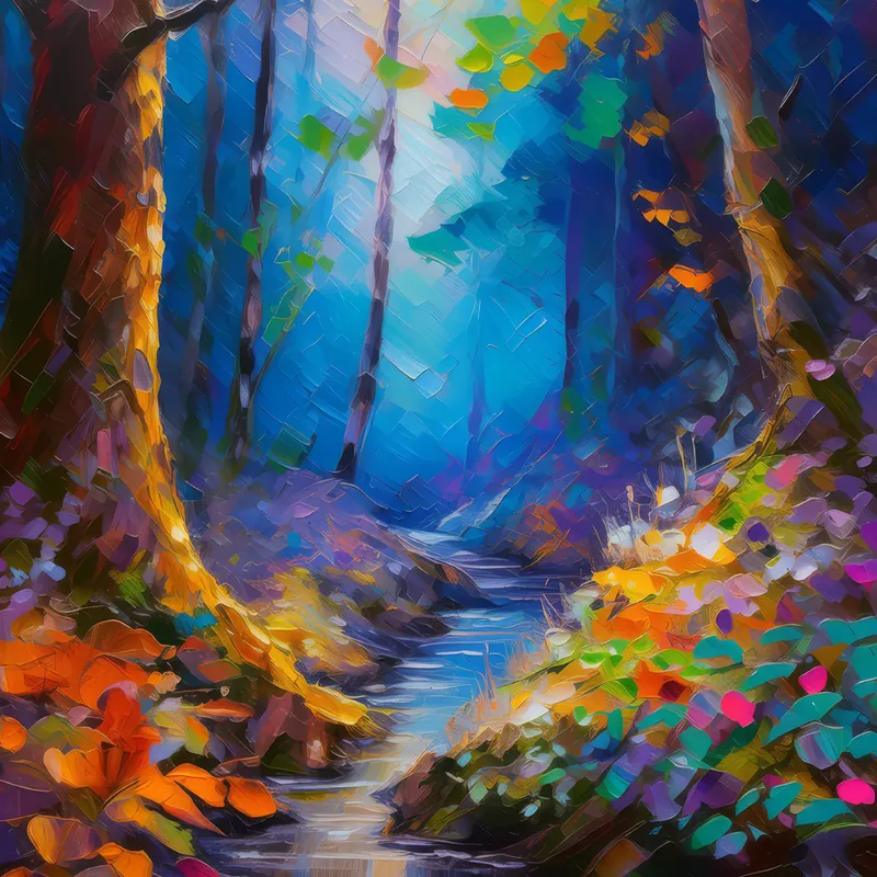Painting: Mystical Twilight Chasm
