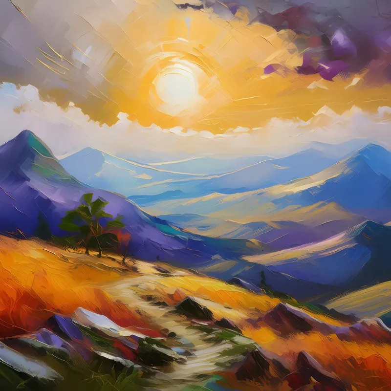 Painting: Plateau Fata Morgana Mirage