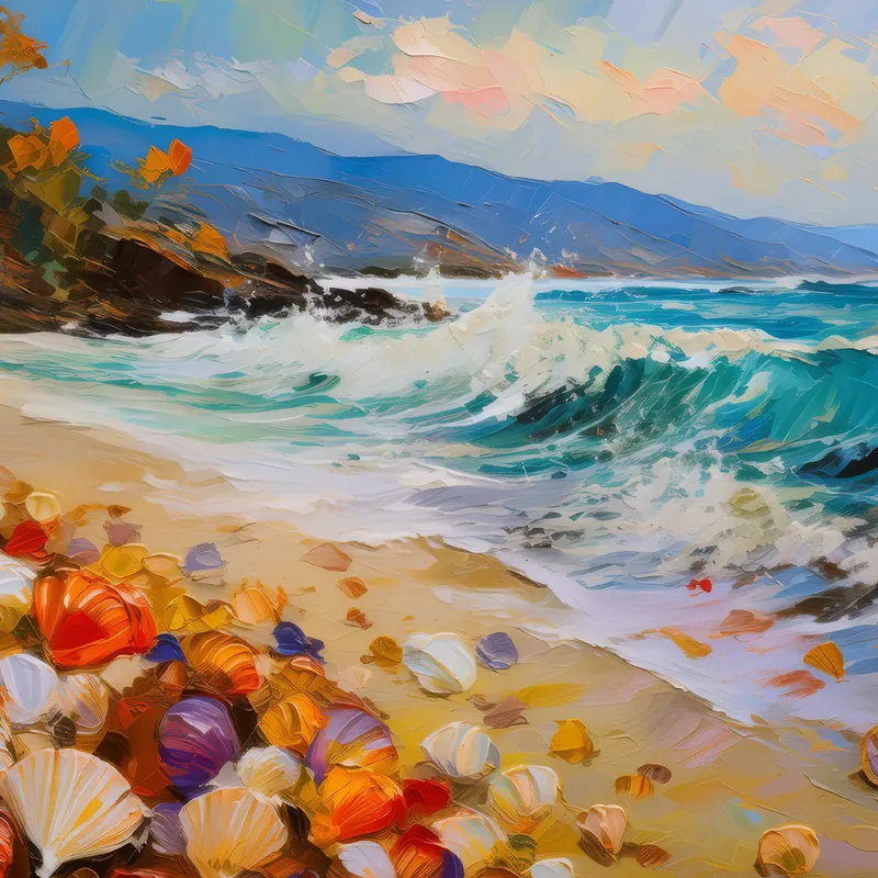 Painting: Sand and Surf