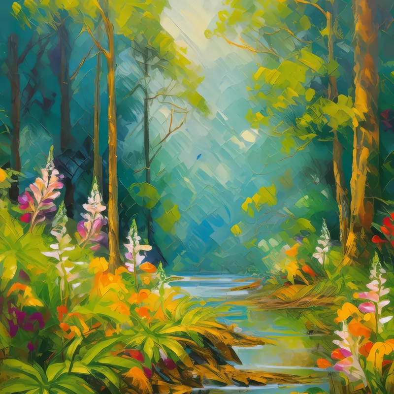 Painting: Spring’s Arrival to the Jungle