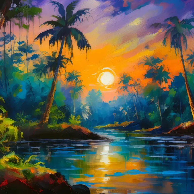 Painting: Whispers of the Boreal Twilight